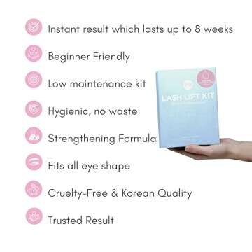 CLIONE PRIME Korean Lash Lift Kit - Eye Brow Lamination Kit Eyelash Perm Kit Eyelash Lift Kit Lash Perm Eyebrow Lamination