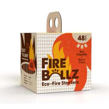 Buy 48-Pack Eco-Friendly Fire Starters – Non-Toxic & Reliable