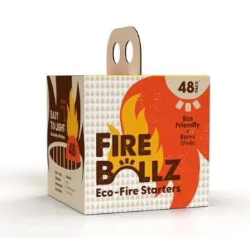 Buy 48-Pack Eco-Friendly Fire Starters – Non-Toxic & Reliable