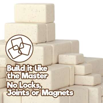 Taksa Toys Arch-Kid-Tech Ancient Mayan Pyramid Architecture STEM Building Blocks - 102-Piece Educati...