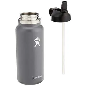 Hydro Flask 32 oz Wide Mouth Straw Lid Stone