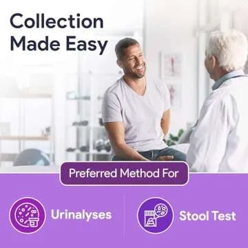 Urine Hats for Toilet - Reinforced Ribbing Stool Sample Collection Kit - Standard Fit Urine Collection Hat for Toilet - Specimen Collector Urine with Durable Materials - 2 Pack