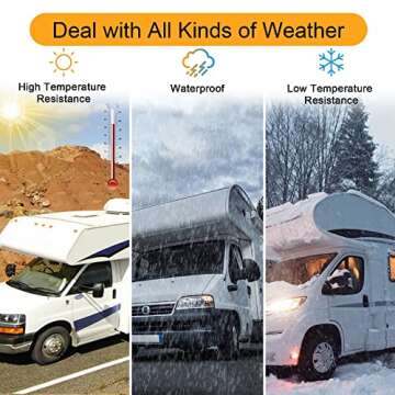 Butyl Sealant Waterproof Tape, RV Roof Tape Black, 4 Inch X 50 Feet RV Repair Sealant Tape, Stop Camper Roof Leaks, UV-Resistant, Weatherproof and Reliable (4In-50FT Black)