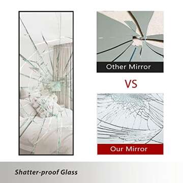 MIRUO Full Length Mirror for Home Decor & Dressing