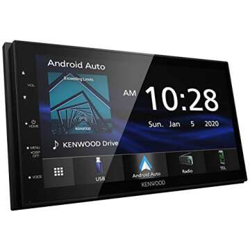 Kenwood DMX4707S 6.8" Digital Media Touchscreen Receiver - Apple CarPlay & Android Auto