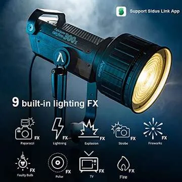 Aputure LS 300X Bi-Color 2700K-6500K LED Bowens Mount V-Mount Plant Sidus Link,2.4G,100m Wireless Re...