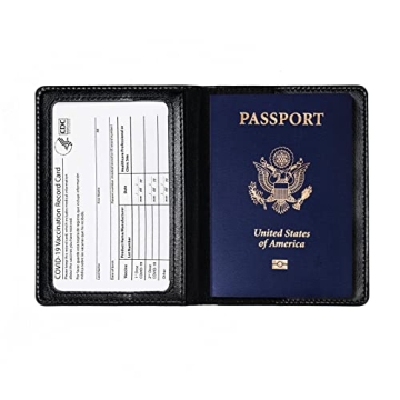 Honmein Passport Holders - Ultra Slim PU Leather Wallets