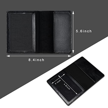 Honmein Passport Holders - Ultra Slim PU Leather Wallets