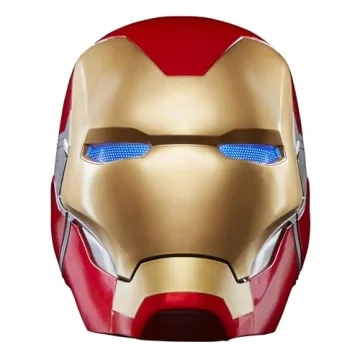 Marvel Legends Series Iron Man Premium Electronic Helmet with Light FX, Avengers: Endgame Adult Coll...