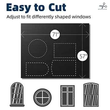 NIGHTON Portable 100% Blackout Curtains for Travel & Nursery