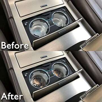 Absorbent Ceramic Car Coasters – Elegant & Functional