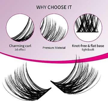 Reusable FADLASH Individual Lash Clusters for DIY Beauty