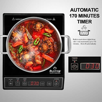 Duxtop 1800W Portable Induction Cooktop for Fast Cooking