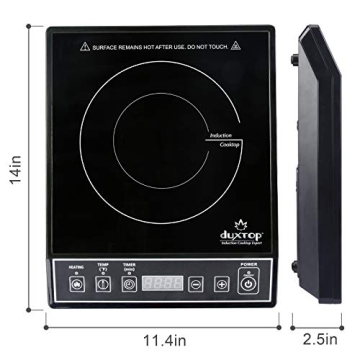 Duxtop 1800W Portable Induction Cooktop for Fast Cooking