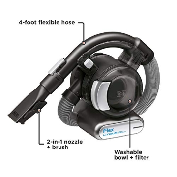 BLACK+DECKER 20V Max Flex Cordless Vacuum for Pet Hair