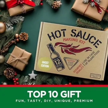 Deluxe Hot Sauce Making Kit Ghost Pepper Edition