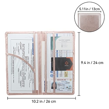 Miunice Premium Car Document Holder - Stylish & Durable