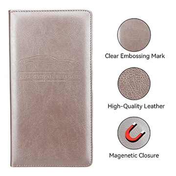 Miunice Premium Car Document Holder - Stylish & Durable