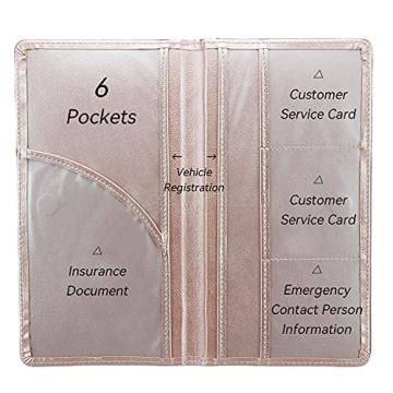 Miunice Premium Car Document Holder - Stylish & Durable