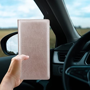 Miunice Premium Car Document Holder - Stylish & Durable