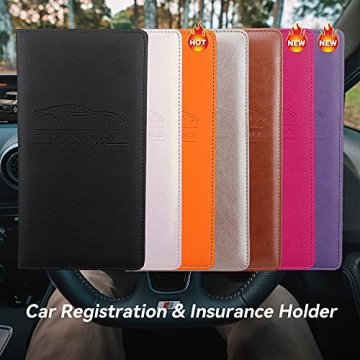 Miunice Premium Car Document Holder - Stylish & Durable