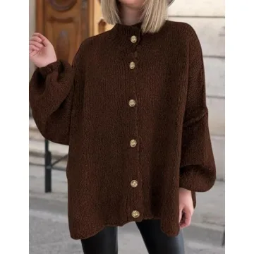 PRETTYGARDEN Women's Chic Winter Button Down Sweater