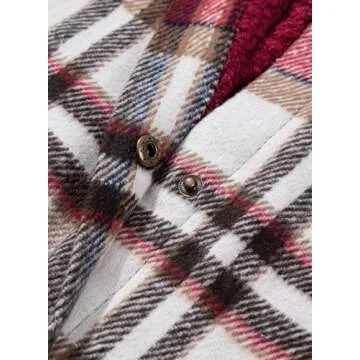Stylish Dokotoo Flannel Shacket for Women - Cozy & Warm