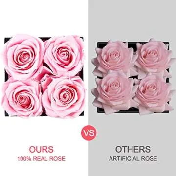 Impouo Flowers for Delivery Prime - Roses in a Box - Fresh Flowers - Forever Rose - Birthday Gifts for Women - Preserved Roses, Gifts for Mom/Girlfriend/Wife/Grandma