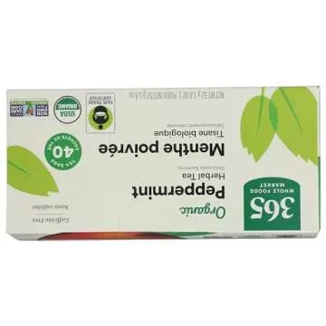 365 by Whole Foods Market, Tea Peppermint Organic, 40 Count