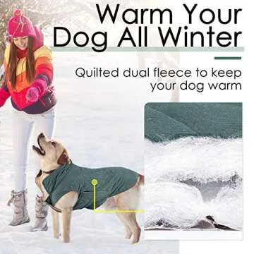 ThinkPet Cozy Waterproof Winter Dog Coat for All Sizes