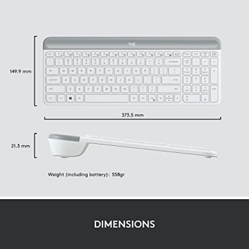 Logitech MK470 Slim Wireless Keyboard and Mouse Combo