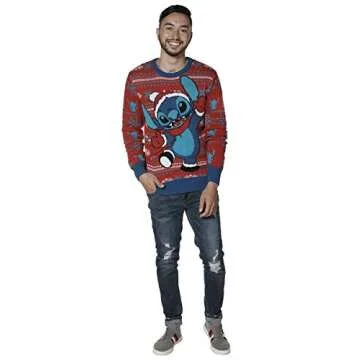 Santa Stitch Disney Ugly Christmas Sweater Best for Holidays