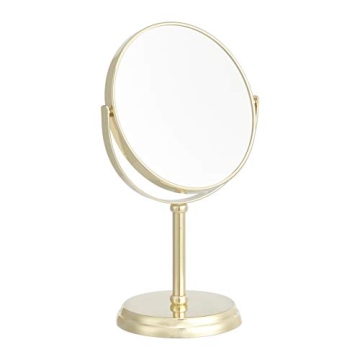Luxurious Gold Vanity Mirror with Magnification