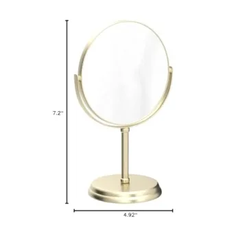 Luxurious Gold Vanity Mirror with Magnification