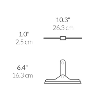 simplehuman Foldaway Squeegee for Streak-Free Cleaning