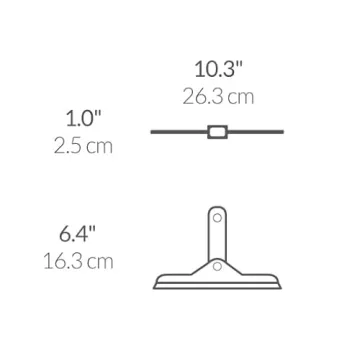 simplehuman Foldaway Squeegee for Streak-Free Cleaning
