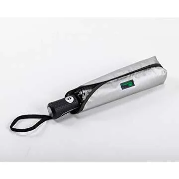 umenice UPF 50+ UV Protection Travel Umbrella Ultra Light Weight (Black)