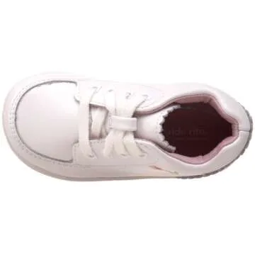 Stride Rite Girls SRT Emilia First Walker Shoe, White, 4 Toddler