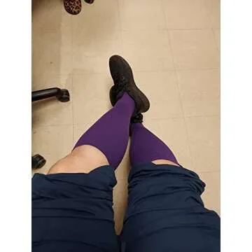 Wide Calf Compression Socks for Women & Men Extra Large Size Support Socks for Nurses Running Pregnant Travel, 15-20 mmHg