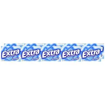 Wrigleys Extra Gum Peppermint (Pack of 10), Assorted
