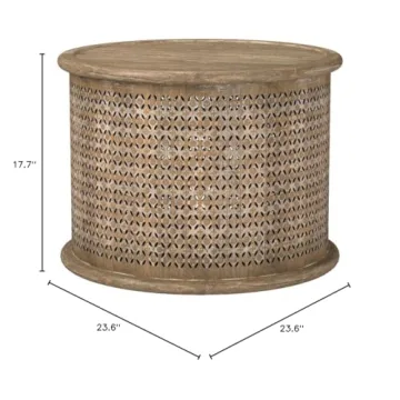 Stone & Beam Whitewash Mango Coffee Table - Casual Style