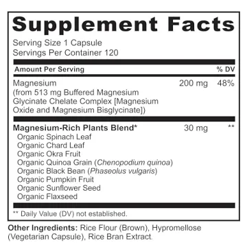 NATURELO Magnesium Glycinate for Sleep & Stress Relief