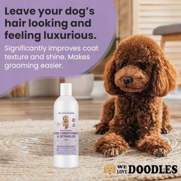 Organic Dog Conditioner & Detangler for Healthy Coats