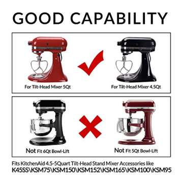 Geesta Stainless Steel Beater for KitchenAid Mixers