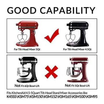 Geesta Stainless Steel Beater for KitchenAid Mixers