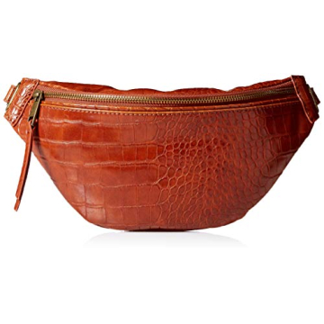 Stylish Preston Belt Bag by The Drop - Spice Embossed Croc