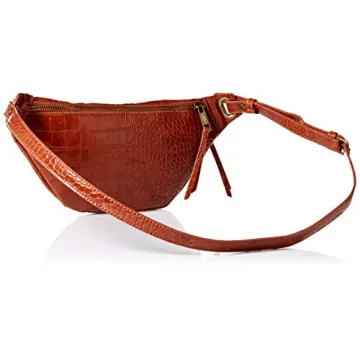 Stylish Preston Belt Bag by The Drop - Spice Embossed Croc
