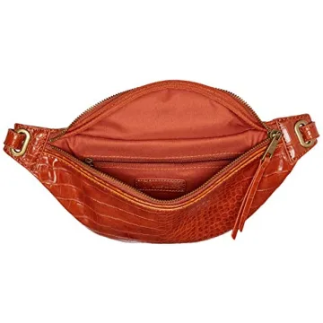 Stylish Preston Belt Bag by The Drop - Spice Embossed Croc