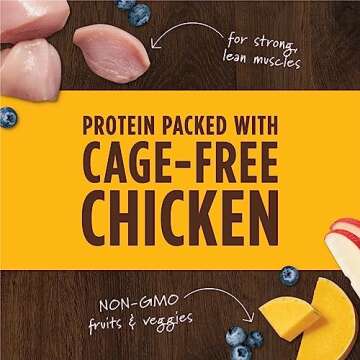 Instinct Raw Boost Mixers, Freeze Dried Dog Food Topper, Grain Free - Cage Free Chicken, 14 oz. Bag