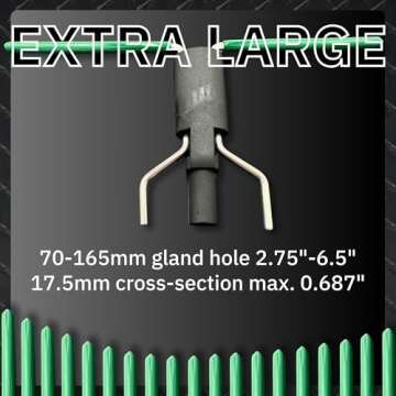 Hydraulic Seal Installation Tool Set – 6 Piece Seal Twistor Tool Including Two Sided Seal Pick, Easily Install Seals Without Damaging Them, UCup Twistor Cylinder Rod Seal Packing Install Kit